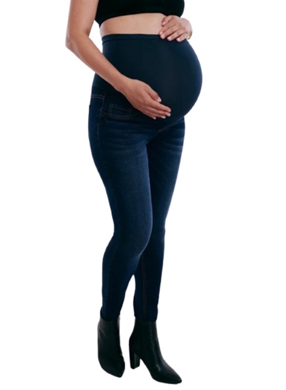 ARTICLES OF SOCIETY Maternity Skinny Jegging Size 25 US 0 Dark Blue NWOT